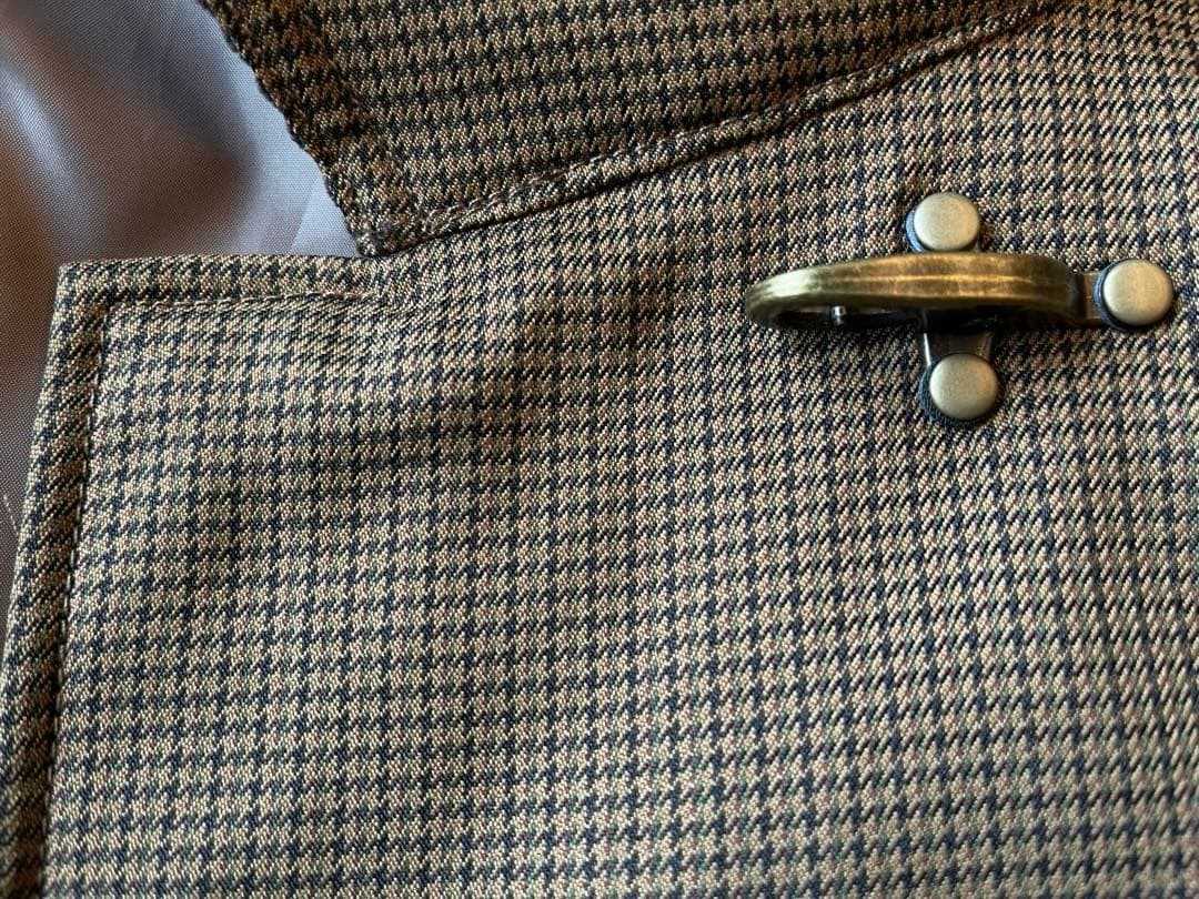 kinoko.さん×GLR ガンクラブチェック柄ファイヤーマンコートユニ