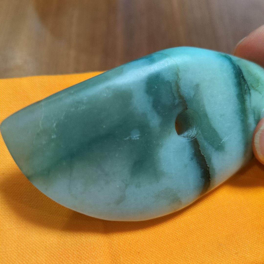 糸魚川産 翡翠 ヒスイ 祭器 斧形 1.18kg 天然石 希少 レア