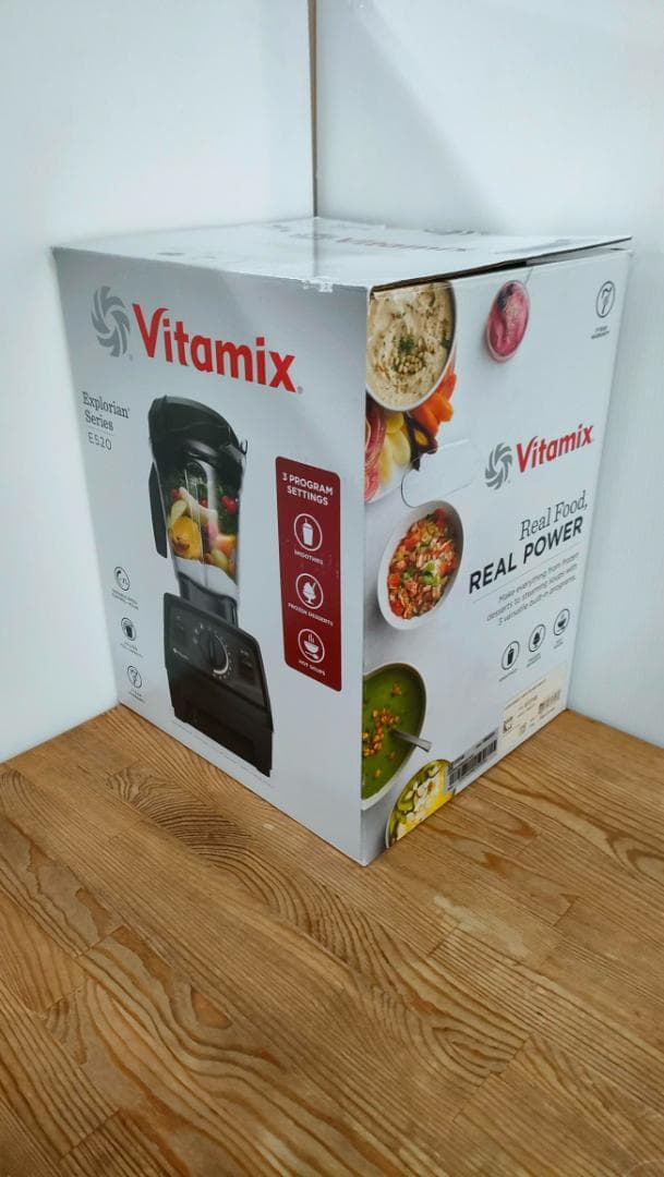 目立った傷や汚れなし】バイタミックスE520 ホワイト 保証書あり 1625