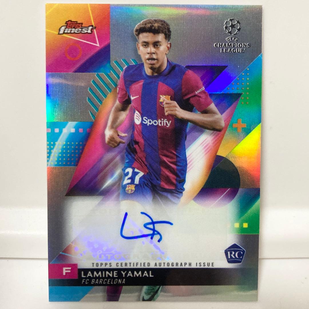 ヤマル 直筆サイン 2024 Topps Finest バルセロナ - メルカリ