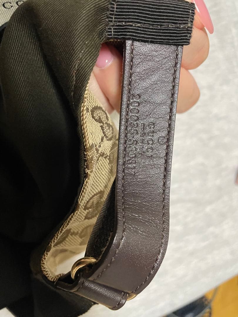 GUCCI GGパターン キャップ ベージュ