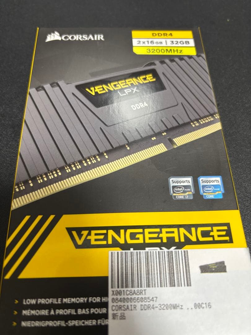 【新品未開封】CORSAIR DDR4 32GB 16×2 3200MHz CORSAIR Vengeance SODIMM DDR4 RAM 32GB (2x16GB) 3200MHz CL22-22-22