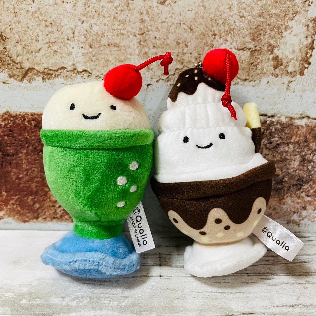 クオリア 純喫茶のぬいぐるみ クリームソーダ パフェ ガチャ にっこ