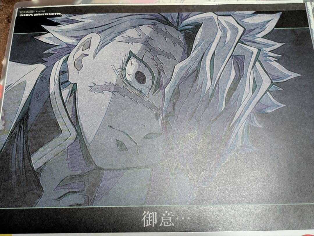 不死川実弥 鬼滅の刃 ランチョンマット ダイニング 御意 2021