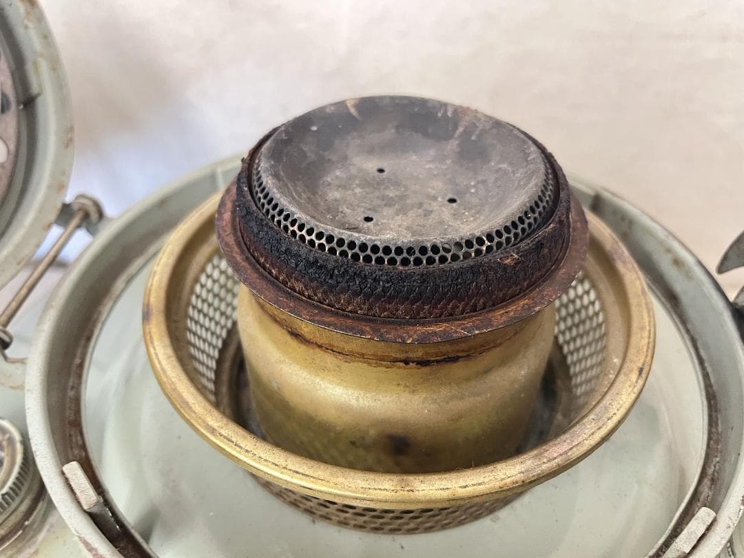 超希少【Aladdin】 アラジン ブルーフレーム16型 赤ハンドル 箱付き