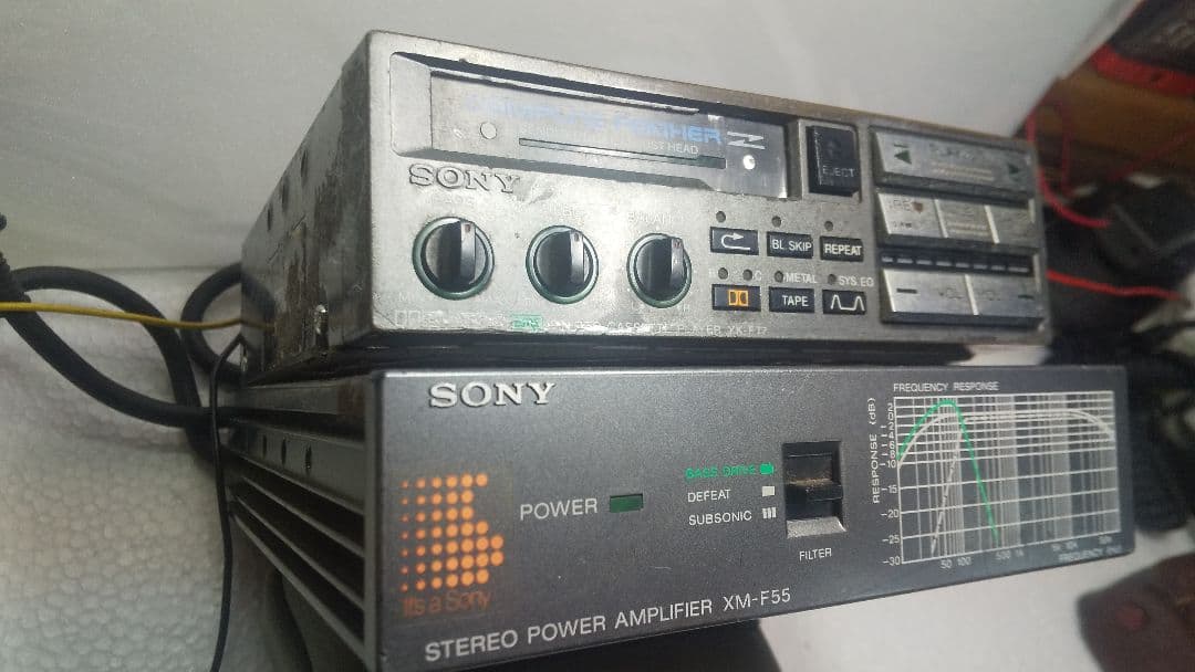 SONY ステレオカセットプレーヤー XK-F77 + パワーアンプXM-F55 2026年最新】アンプ XM SONYの人気アイテム - メルカリ