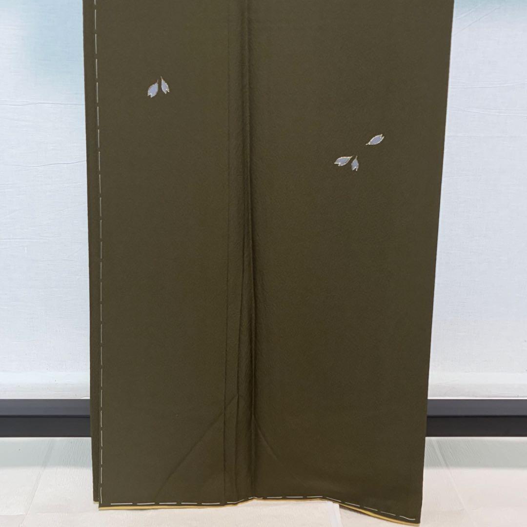 D209 訪問着 ジュサブロー 花びら 正絹 着物 袷 しつけ糸付き未使用極