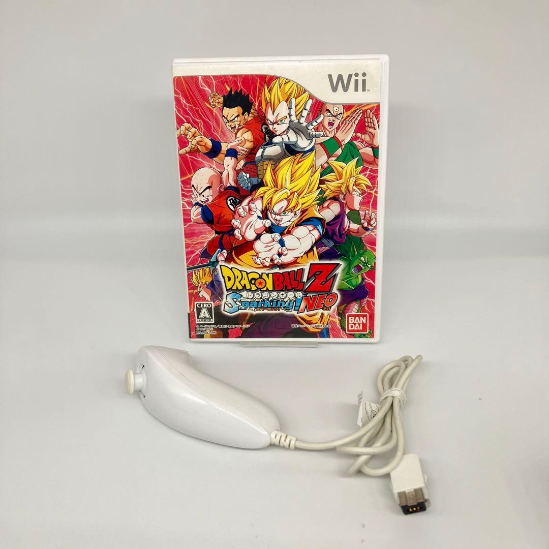 動作品】WiiドラゴンボールZ スパーキングネオ ＆ ヌンチャク ※匿名