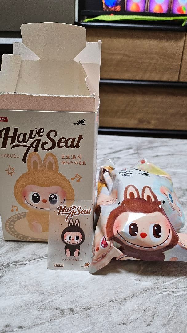 LABUBU Have A Seat シークレット POP MART THE MONSTERS LABUBU Have a Seat Vinyl Plush Blind Box