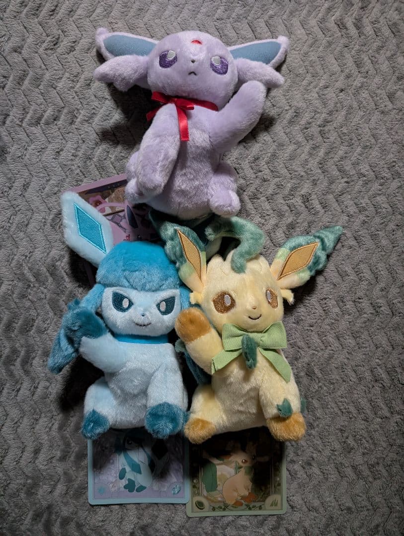 ぬいぐるみ Eevee Collection グレイシア　リーフィア　エーフィ ぬいぐるみ Eevee Collection グレイシア リーフィア エーフィ