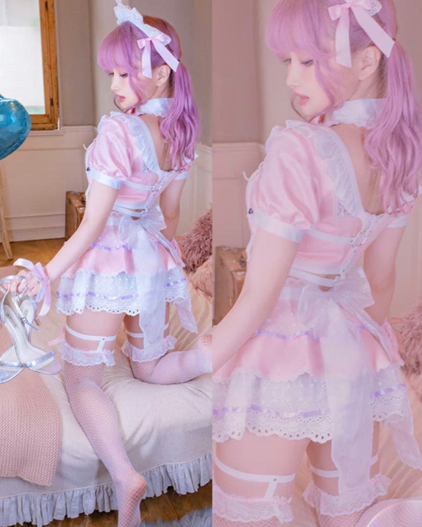 ハーネスメイド《コスプレ8点セット》【Malymoon/マリームーン】