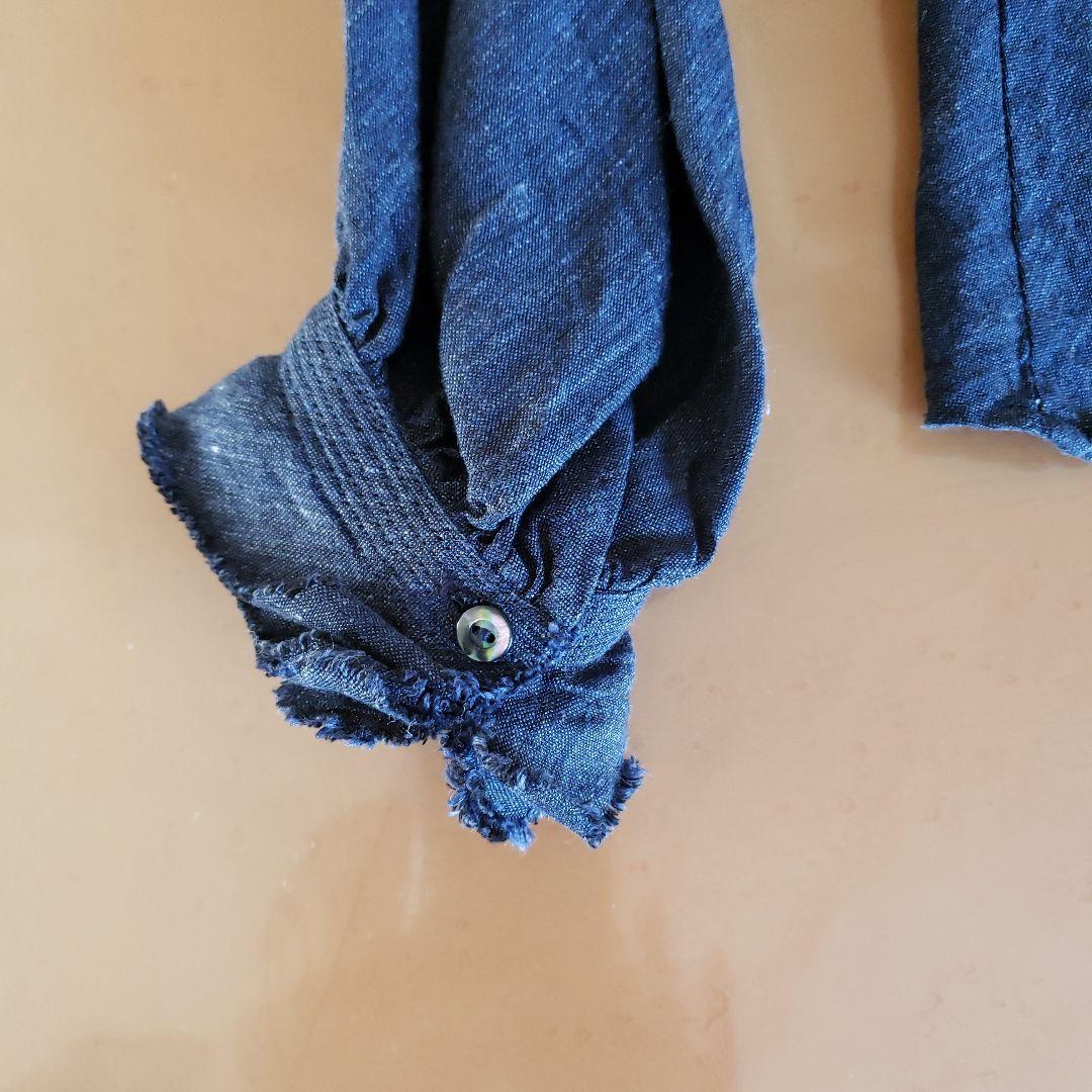 超美品　yunahica 　麻100％　ブラウス