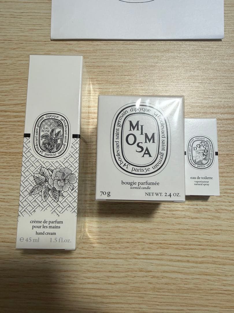 Diptyque ディプティック ミニキャンドル、ハンドクリーム 新品未使用 TYM.jpg