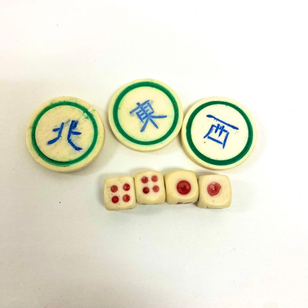 中古品 中国 高級 麻雀牌 象牙風 中国美術 竹 - メルカリ