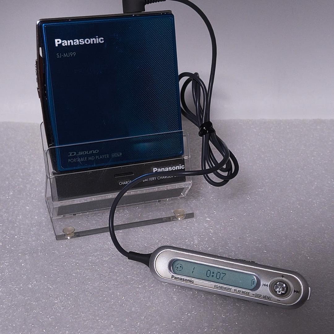 動作OK】パナソニック ポータブルMDプレーヤー SJ-MJ99 - メルカリ
