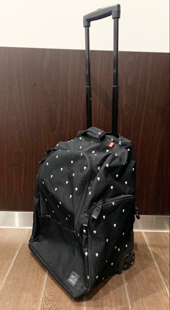 エビス コンテナ ウィール バッグ スキーブーツ ウェア キャリー リュック 黒 エビス コンテナ ウィール バッグ スキーブーツ ウェア キャリー