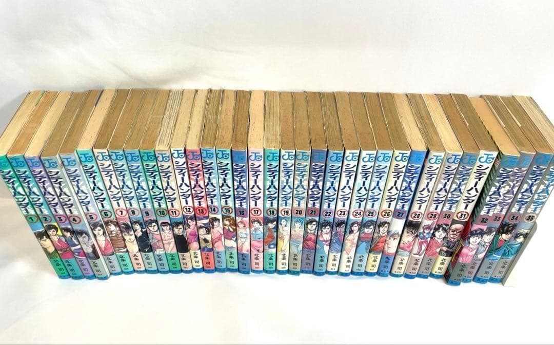 全巻初版】シティーハンター 全35巻セット - メルカリ