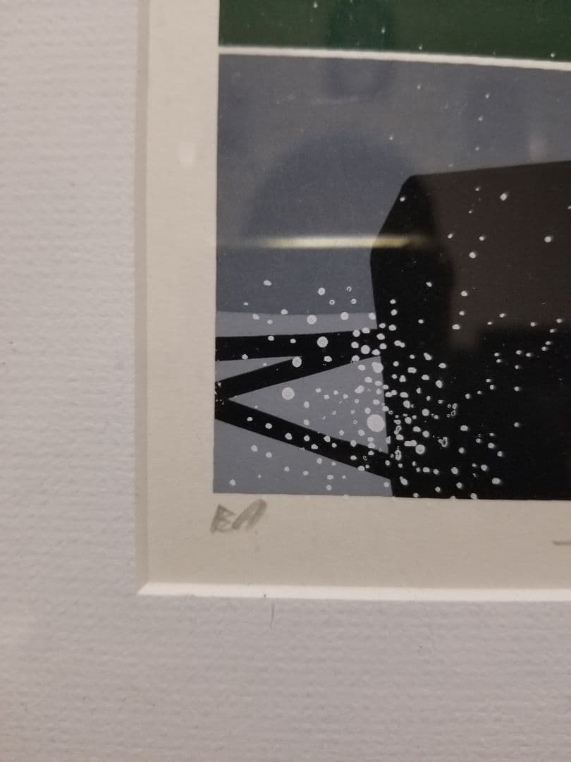 角谷泰人 シルク版画「グランプリドリーム」F1・シート・直筆サイン