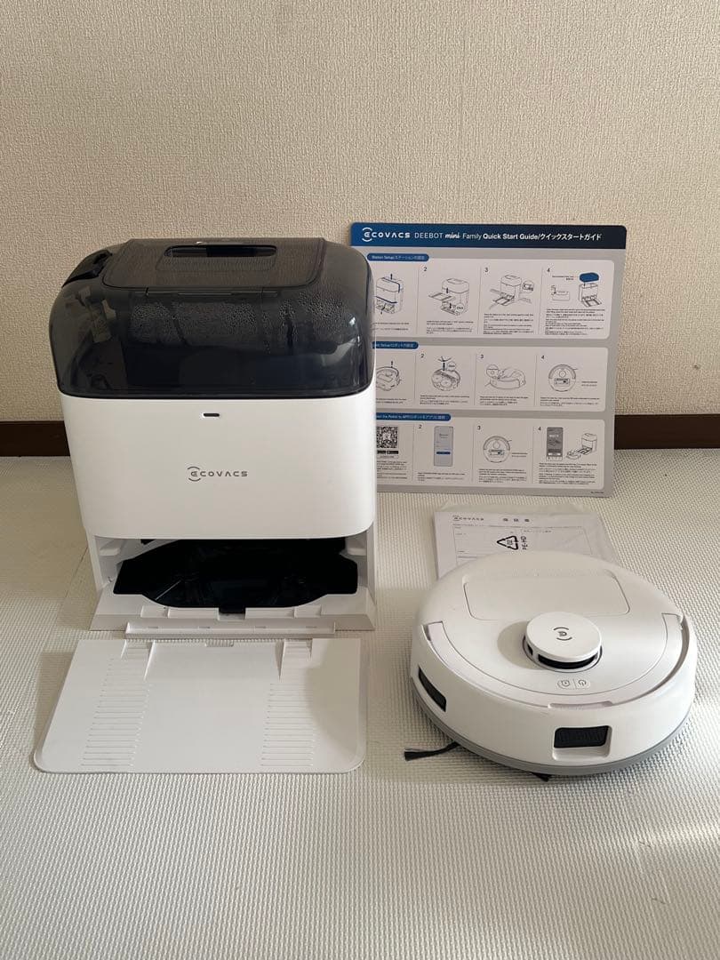 【美品】ECOVACS DEEBOT mini (2025年12月購入品) エコバックス史上初！A4サイズ並のコンパクトボディを実現 超小型OMNI