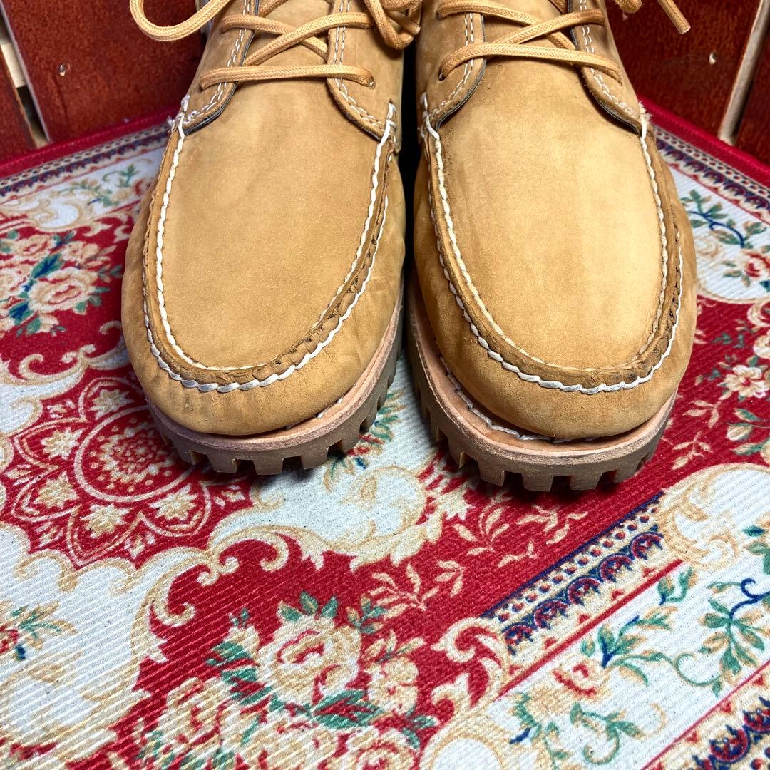 [美品]timberland 3eye モカシン　キャメル　27.5cm