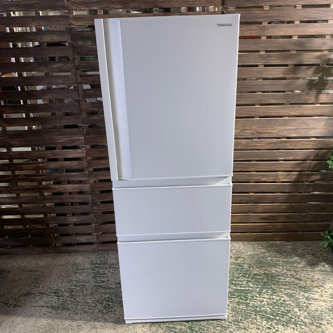 J749 TOSHIBA 3ドア 冷凍冷蔵庫 GR-V33SC 2024年製 東芝 GR-V33SC(WU) 3ドア冷蔵庫 (326L・右開き) マットホワイト