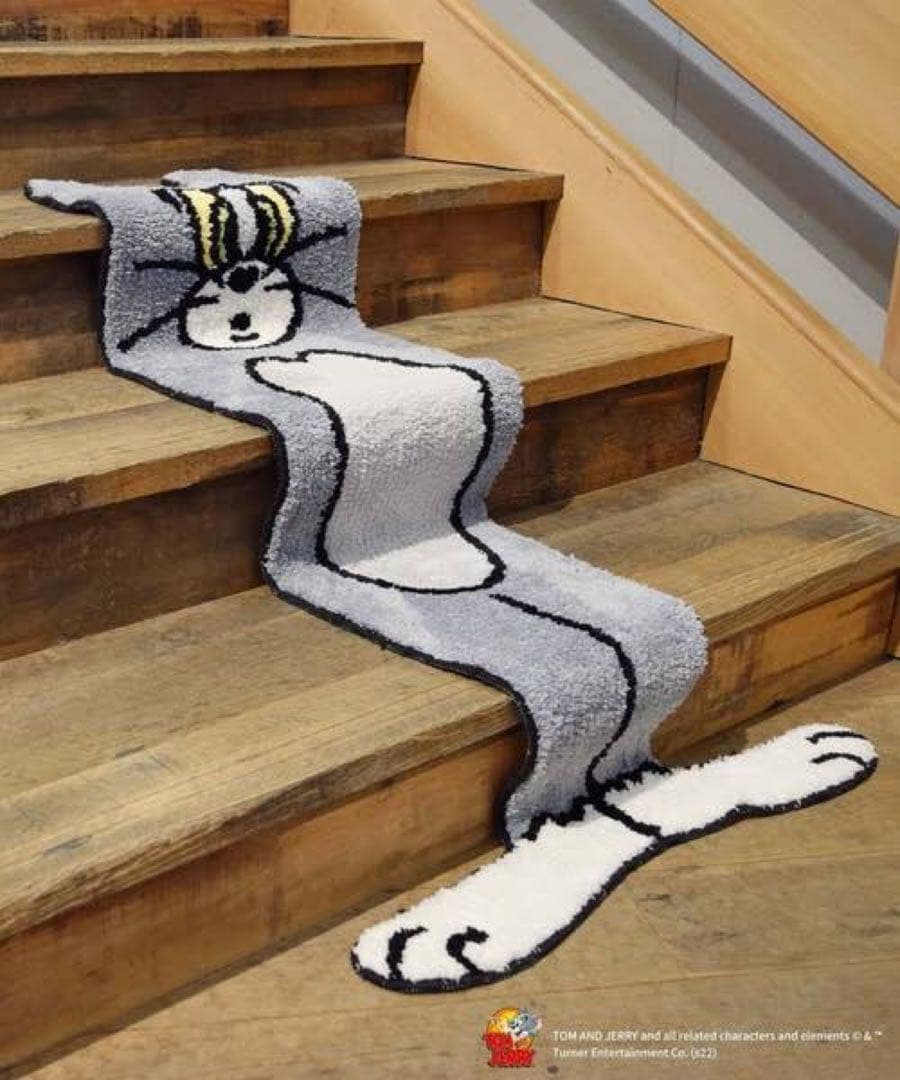 トムとジェリー 階段マット ラグ - メルカリ