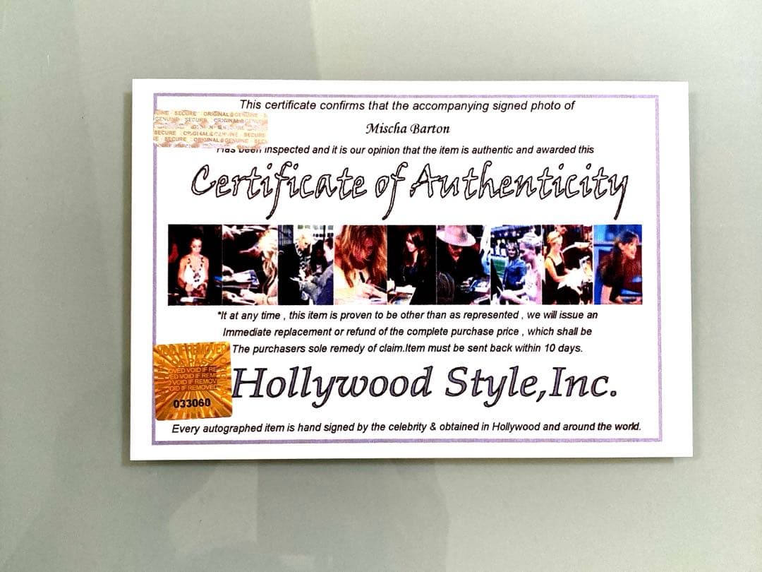 ミーシャ・バートン直筆サイン入り2Lサイズ写真… - メルカリ