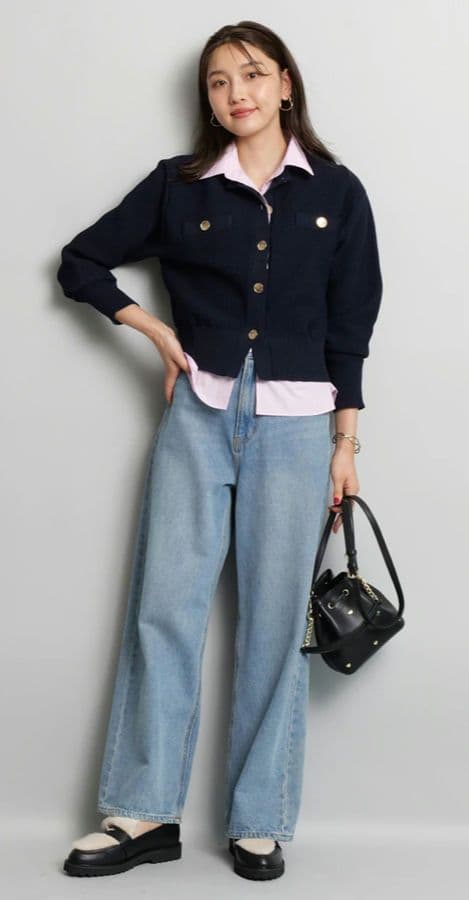 新品】ジャスグリッティー 衿付きカノコカーデ - メルカリ