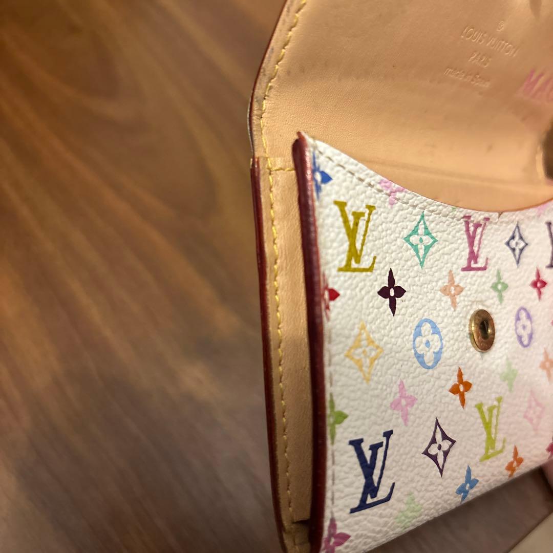 《ルイヴィトン》名刺入れ　カードケース モノグラム マルチカラー