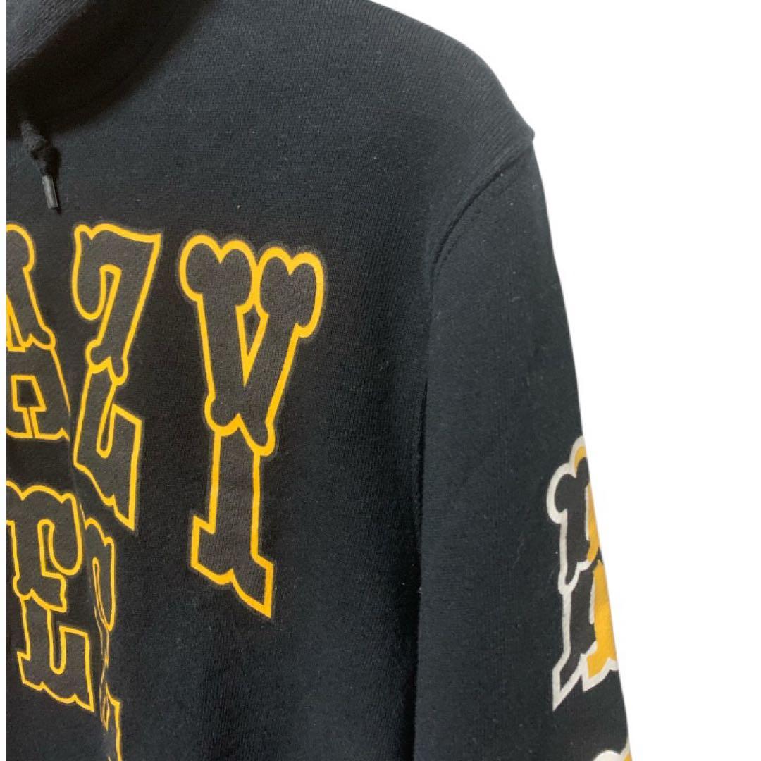KRAZY BEE クレイジービー パーカー 山本KID徳郁 ブラック サイズS