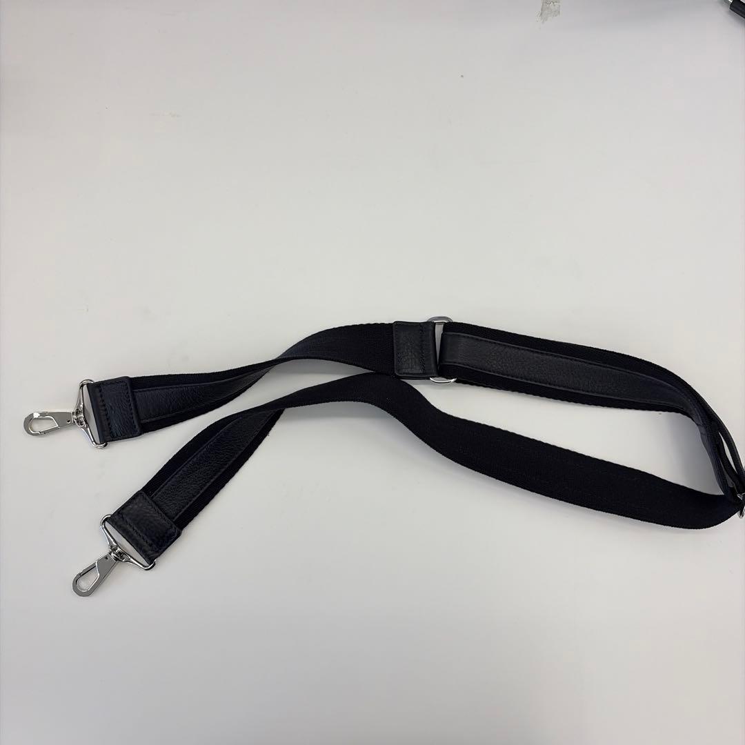 Maiden Voyageネイビー ブリーフバッグ2室タイプ ストラップ付