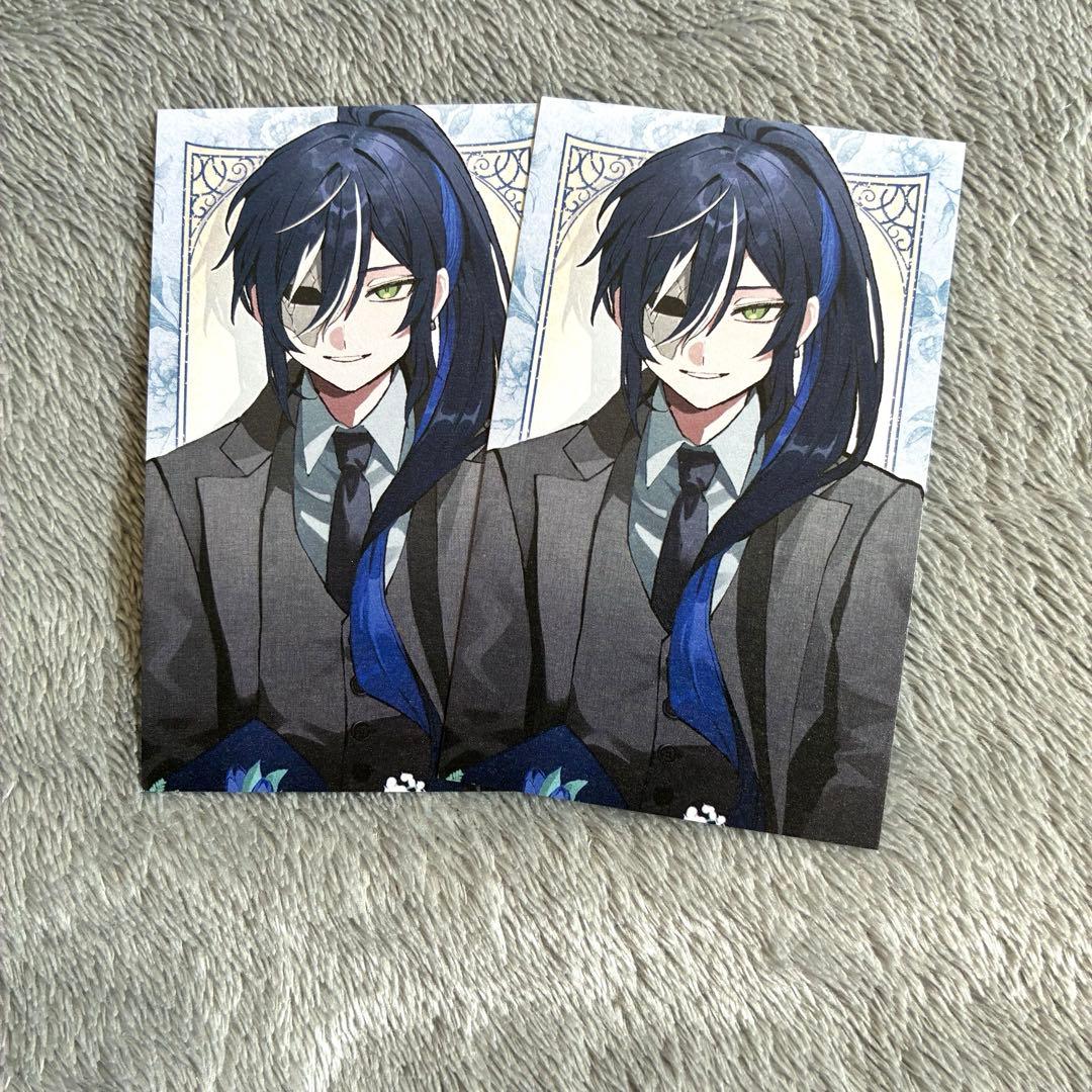 あくねこ 悪魔執事と黒い猫 ボスキ 缶バッジ クリアカード 4周年