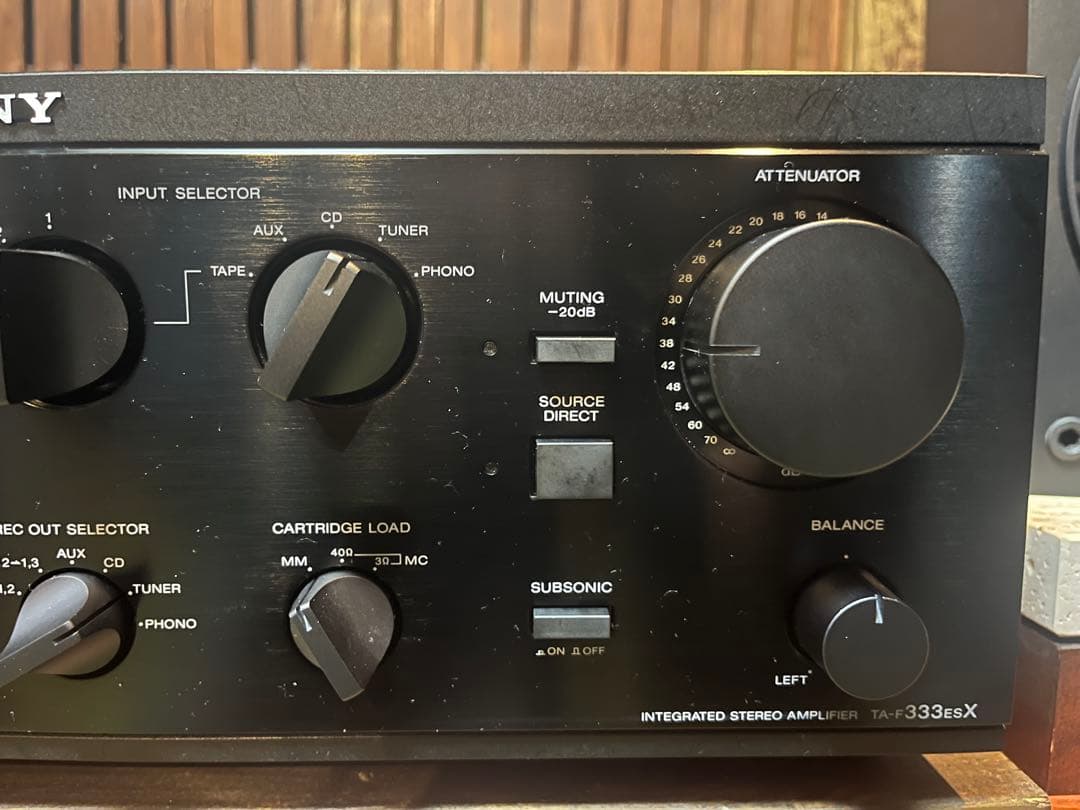 SONY TA-F333ESXプリメインアンプ - メルカリ