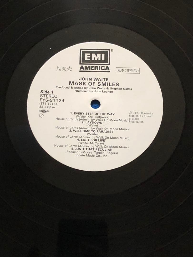 見本LP♢ジョン・ウエイト♢EYS-91124♢1985年♢うg4944w43 - メルカリ