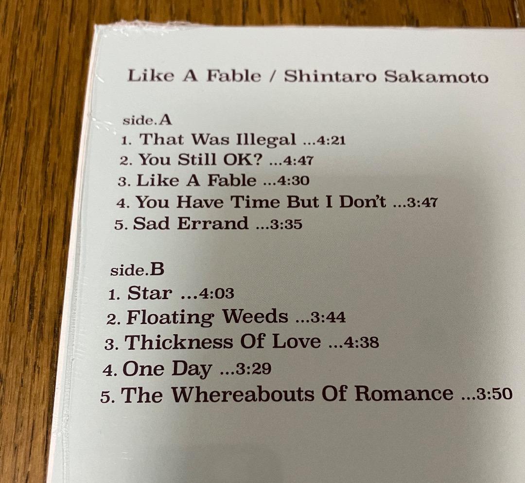 坂本慎太郎 / 物語のように Like A Fable レコード 新品 - メルカリ