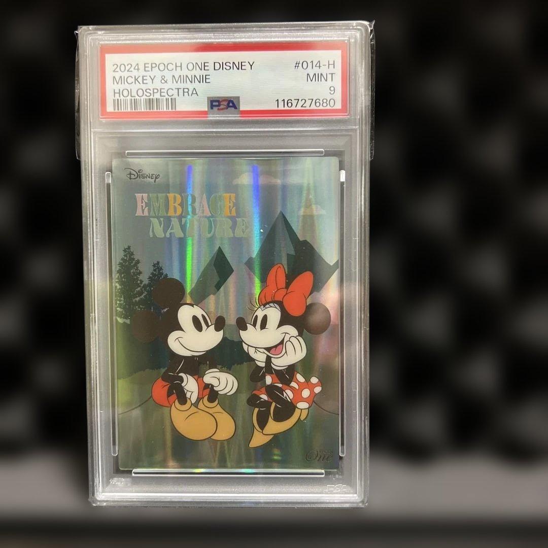【世界1枚】EPOCH ONE Mickey & Minnie PSA9 MICKEY MOUSE & MINNIE MOUSE Print 23x35 Inch Poster Art One Images
