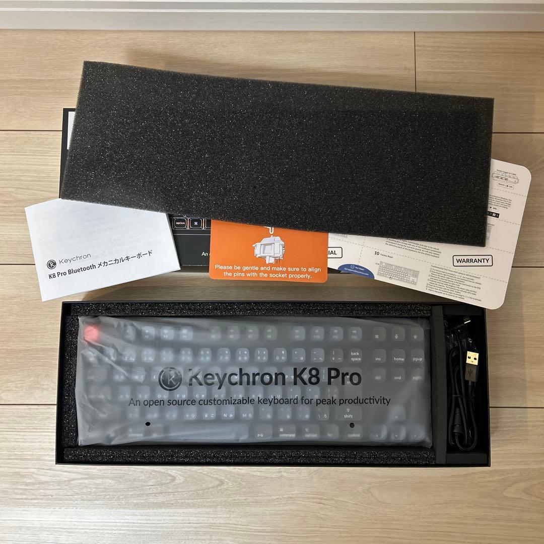美品】Keychronキークロン K8 Pro ヨドバシ限定 静音赤軸 JIS - メルカリ