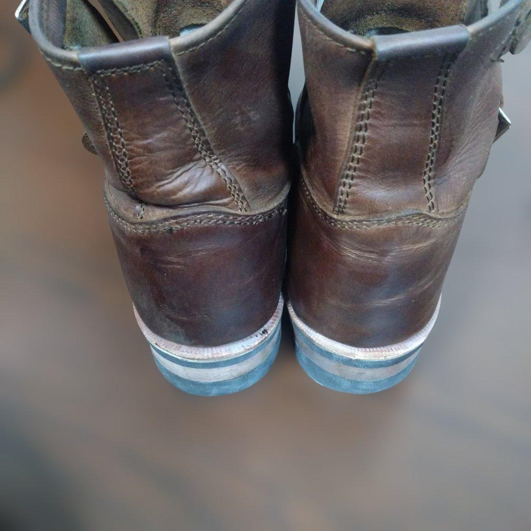 ゴールデンレトリバー　本革　オイルヌバック　エンジニア　ブーツ　26.5cm