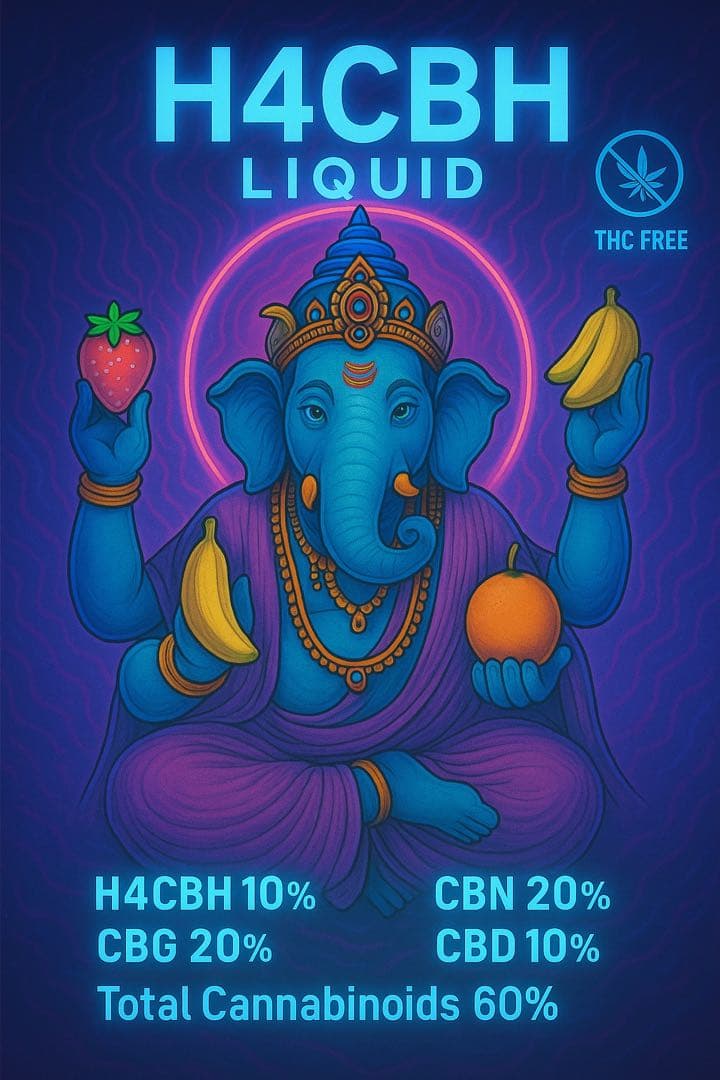 H4CBH リキッド 0.5ml×2本 【玄人向け】　CBN/CBG/CBD