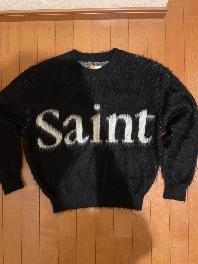 激レア tiji jojo着用Saint Mxxxxxx 23aw モヘアニット - メルカリ