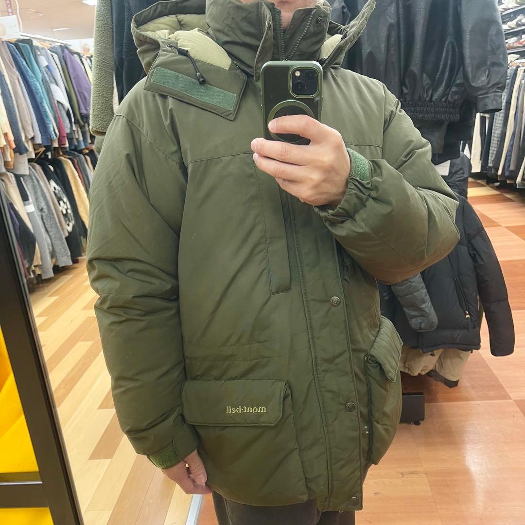 希少レア モンベル ローガンダウンパーカ カーキ Sサイズ 旧モデル 肉