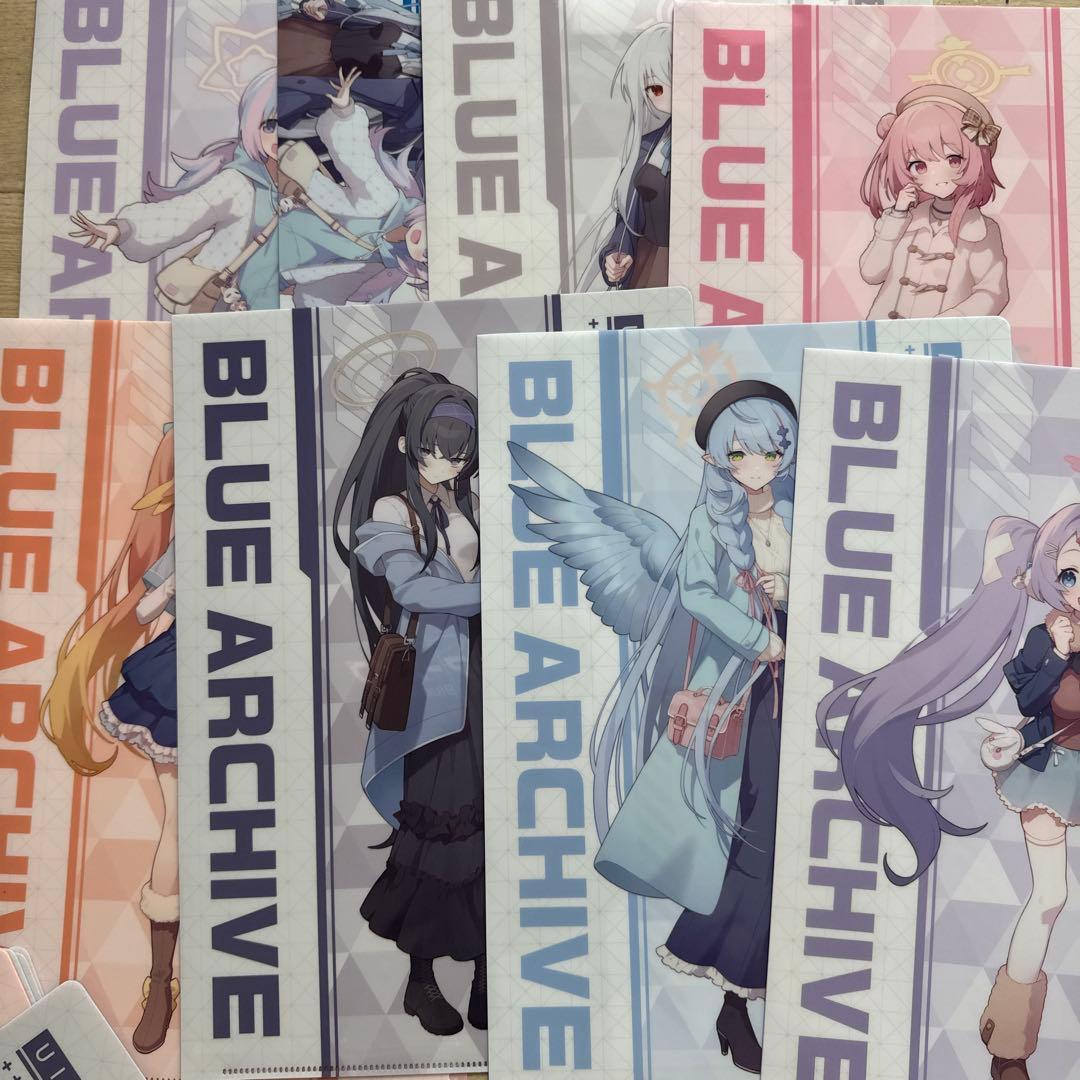 ブルーアーカイブクリアファイル 8枚セット - メルカリ