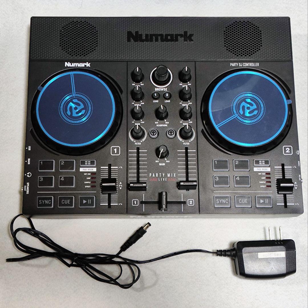 スピーカー内蔵！Numark Party Mix Live コントローラー Numark Party Mix Live DJコントローラ− LEDパーティライト搭載