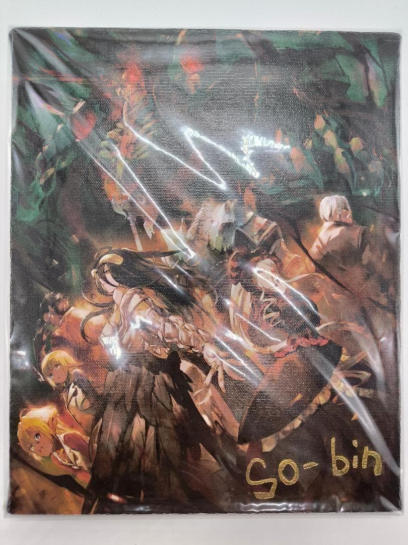 【激レア】 オーバーロード サイン入り キャンバスアート so-bin 激レア】オーバーロード サイン入りキャンバスアート 激レア