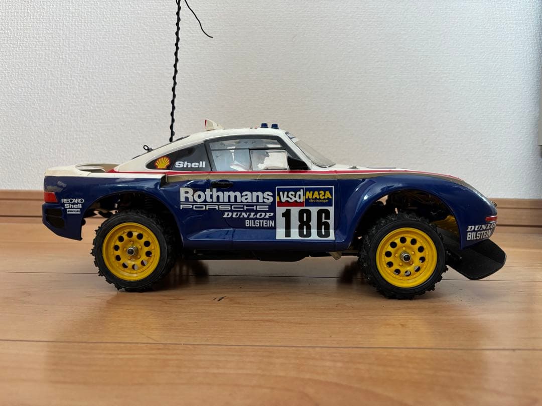 当時物！テクニゴールドモーター付き！】タミヤ 1/12RC ポルシェ959