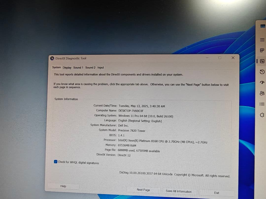 DELL T7820 Platinum 8168 Gtx 1080ti - メルカリ