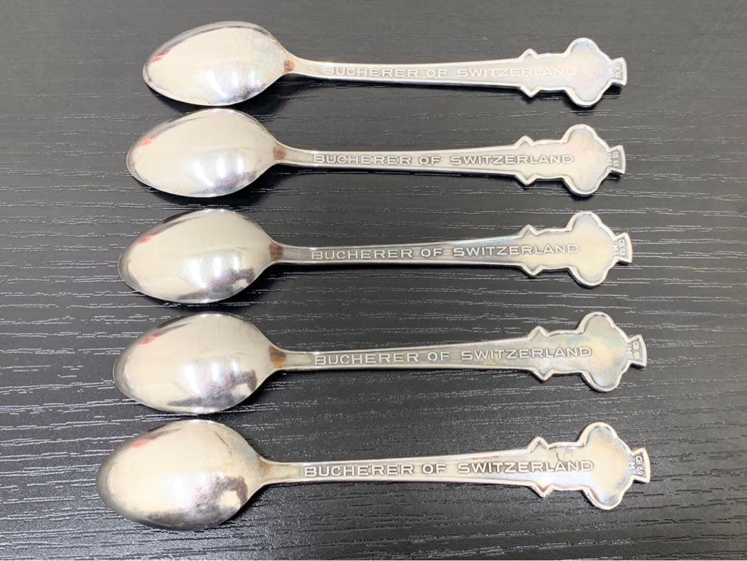 正規 ROLEX ロレックス ブヘラ ティースプーン ×5 10.5cm