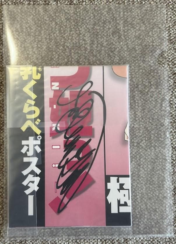 1点もの　武田弘光 直筆サイン入 マケンっ姫！ 雑誌付録ポスター