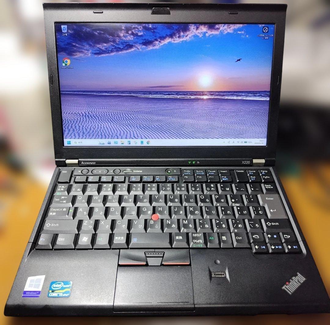 ThinkPad X220 i5 メモリ16Ｇ SSD 240GB ThinkPad X220 core i5 メモリ 16GB SSD 512GB Windows11 Pro 高性能