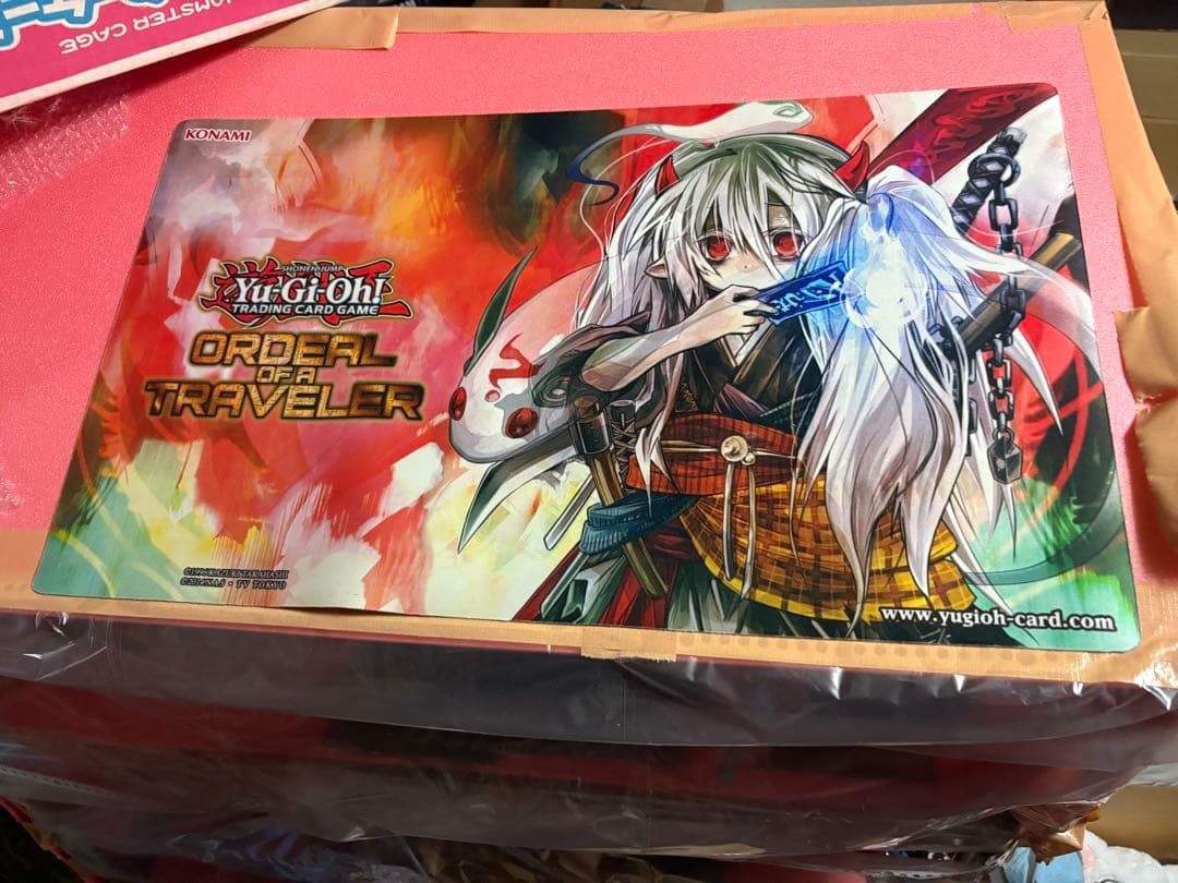 遊戯王 プレイマット ORDER OF A TRAVELER 幽鬼うさぎ　公式 遊戯王 幽鬼うさぎ プレイマット 未開封 公式 アジア JUDGEの通販